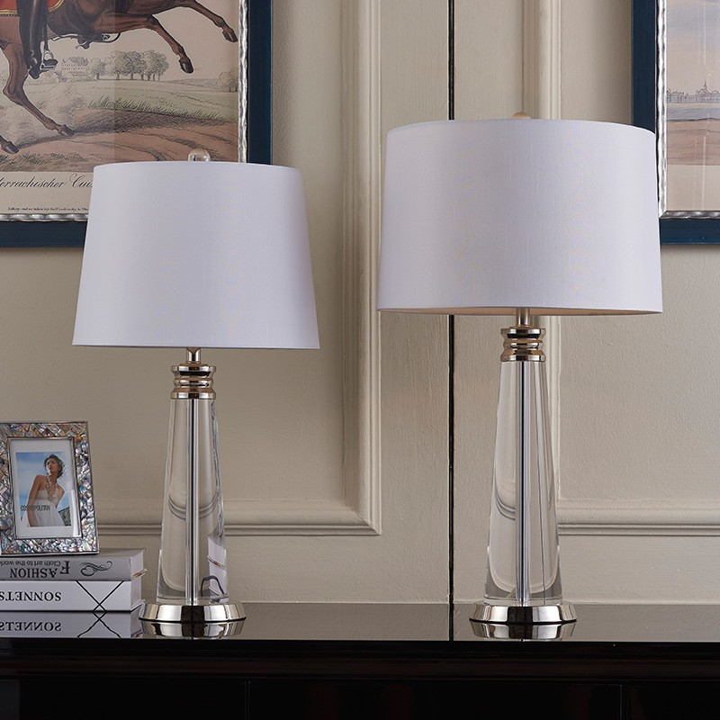 Luxury Crystal-Metal Table Lamp: Timeless Elegance for Sophisticated Interiors