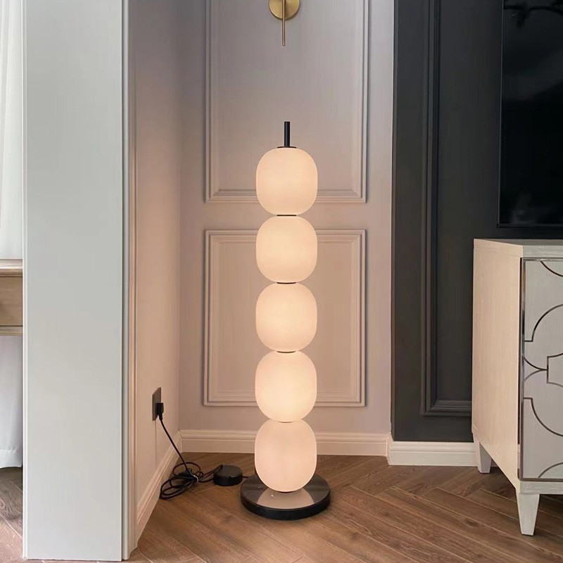 Minimalist elegance, redefined – handblown glass globes + natural marble bases, designed for modern spaces (floor & table variants)