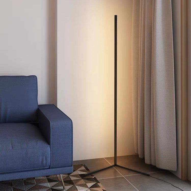Modern Minimalist 25W LED Floor Lamp | Iron & Acrylic, Nordic-Inspired Ambient Lighting for Living Room, Bedroom & Study