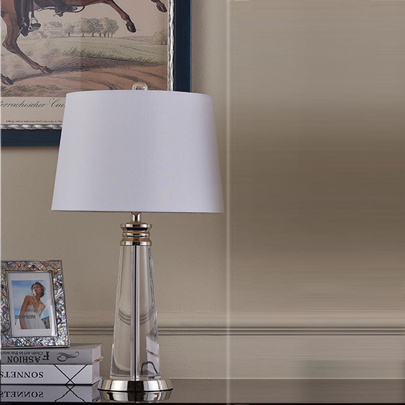 Luxury Crystal-Metal Table Lamp: Timeless Elegance for Sophisticated Interiors
