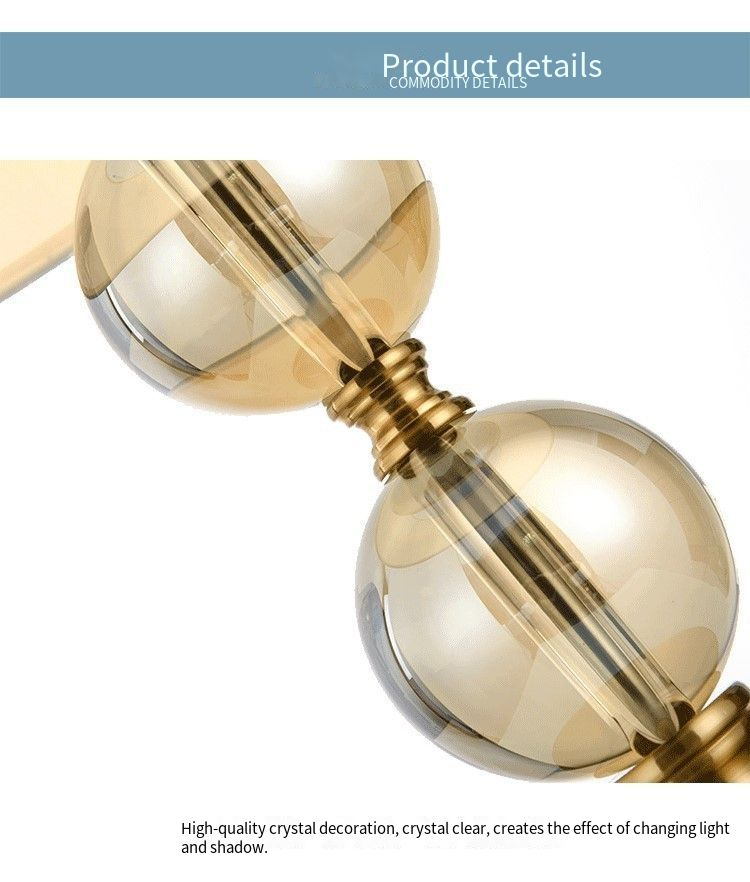 Vintage - Luxe Amber Crystal Table Lamp: Timeless Elegance in Glass & Brass