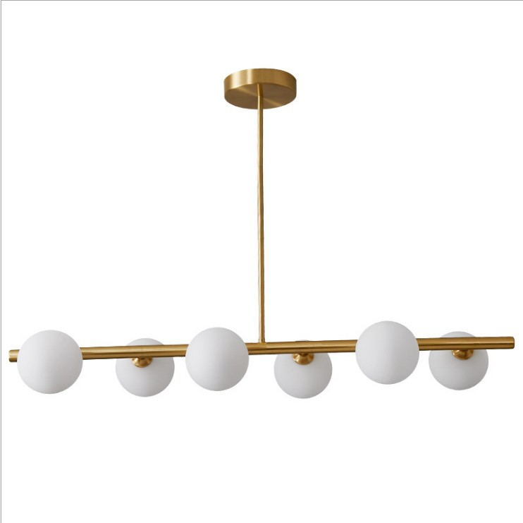 Modern Milk White Glass Globe Pendant Light for Contemporary Interiors