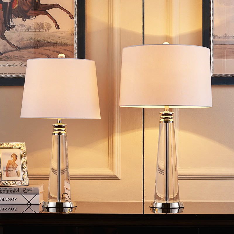 Luxury Crystal-Metal Table Lamp: Timeless Elegance for Sophisticated Interiors