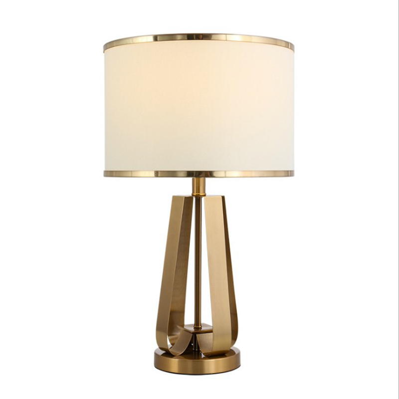 Modern Luxury Brass Table Lamp: Elevate Your Space with Artistic Design