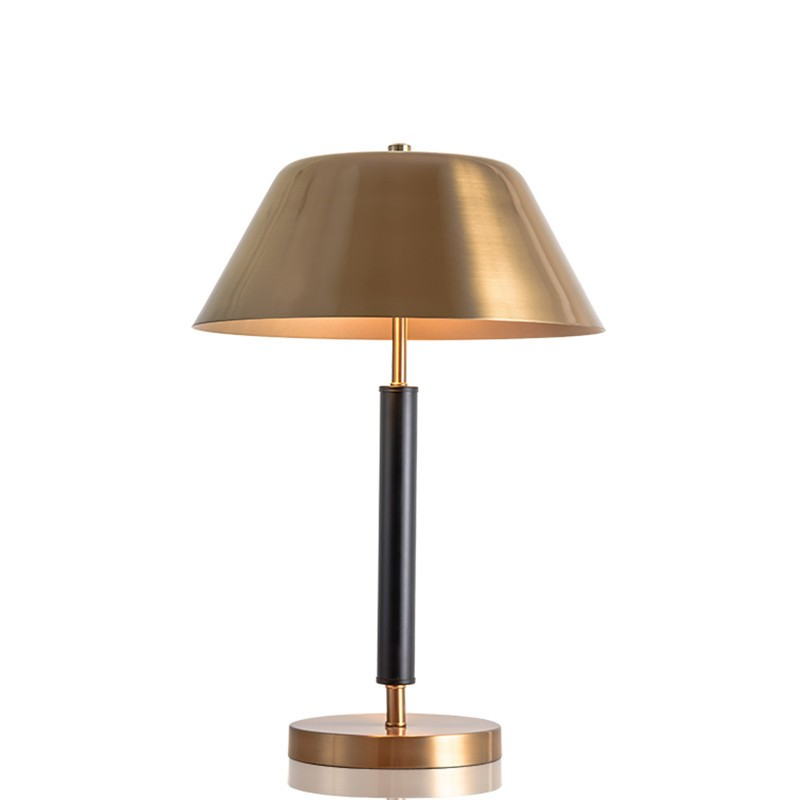 Modern Minimalist Gold & Black Table Lamp for Elegant Lighting
