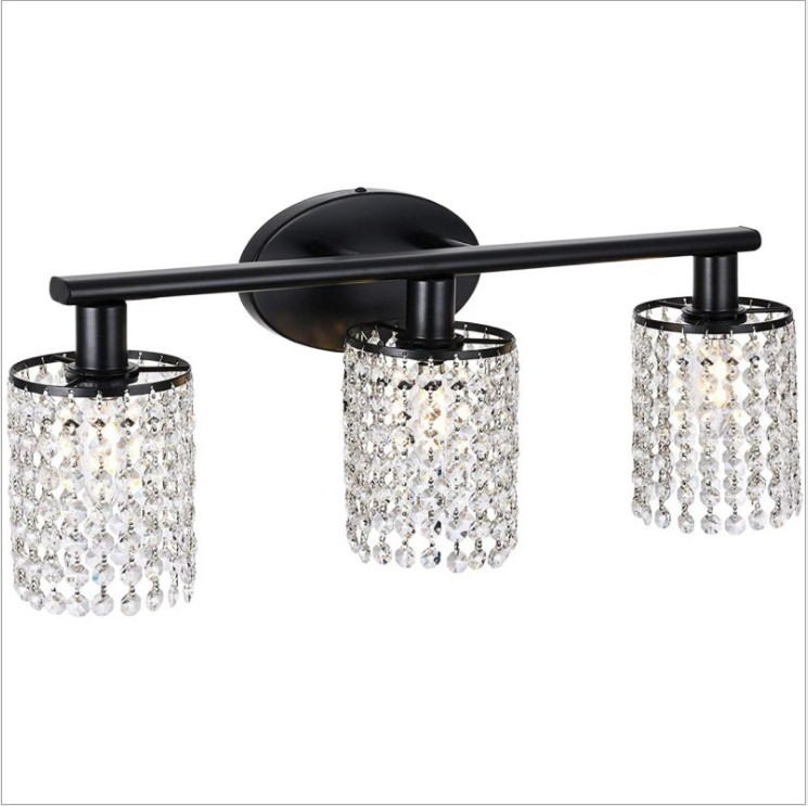 Modern Crystal Vanity Wall Sconce for Bathroom & Bedroom