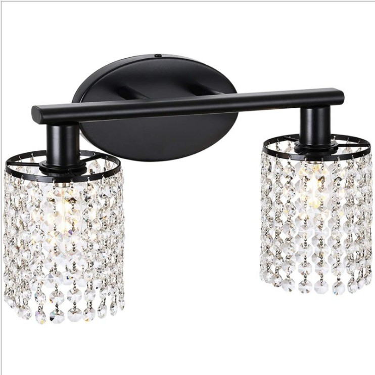 Modern Crystal Vanity Wall Sconce for Bathroom & Bedroom