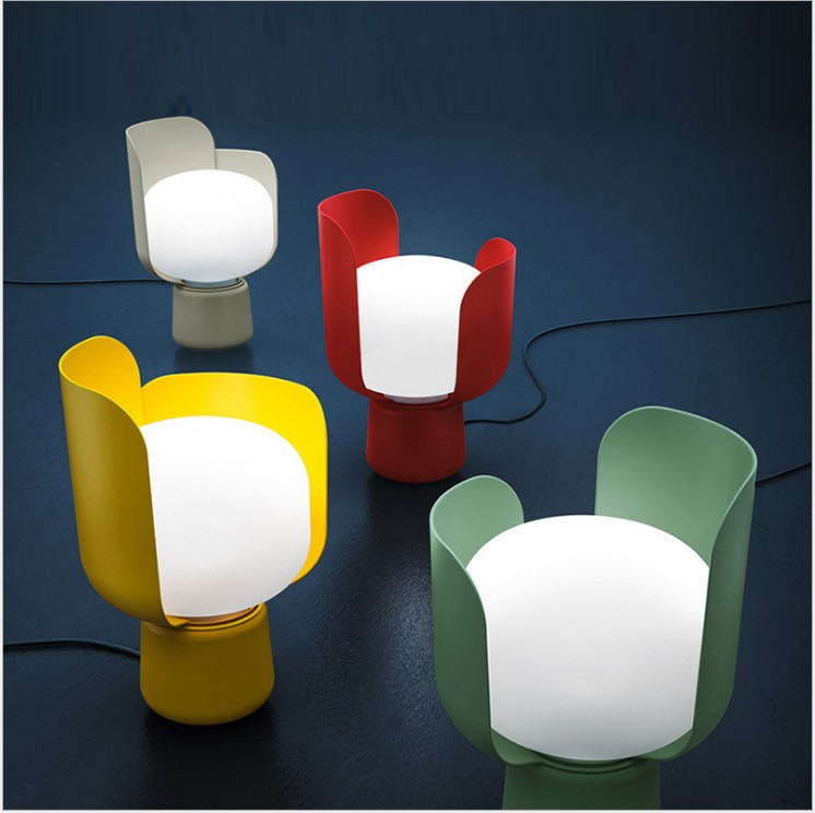 Colorful Rotating Petal Table Lamp - Italian Blom Design